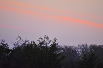Colorful Rural Sunset