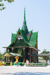 Wat PA Maha Jedi kaeo (WAT million bottles) in sisaket,THAILAND 2017