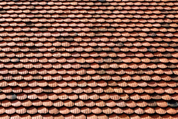 Tile roof of old texture background surface natural color