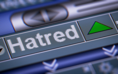 Index of Hatred on the screen. Up.