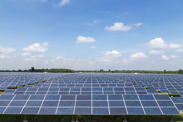 solar cell photovoltaics in solar power station alternative energy from the sun 