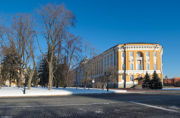 Naklejka premium View of the building of the Senate in the Moscow Kremlin
