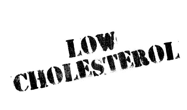 Low Cholesterol Rubber Stamp