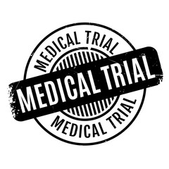 Medical Trial rubber stamp