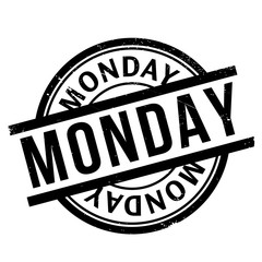 Monday rubber stamp