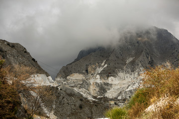 Marmorbruch, Italien, Toscana, Carrara, Steinbruch, Marmor, Berge, Marmorarbeiter, Berge