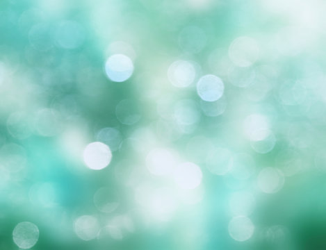 Blue green soft blurred background.