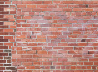 Brick Wall with Dark Left Border