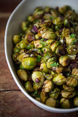 Bowl of brussel sprouts