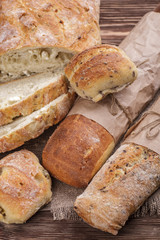 Fresh homemade bread