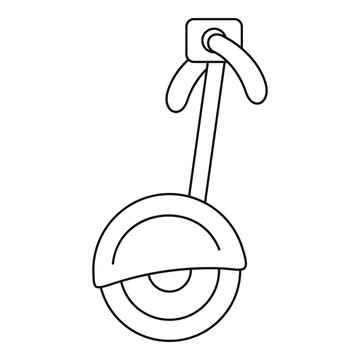 recommend clip art: Alternative transport vehicle icon, outline style