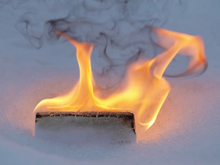fire and snow