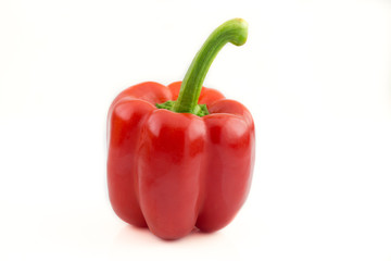  sweet pepper isolated on white background