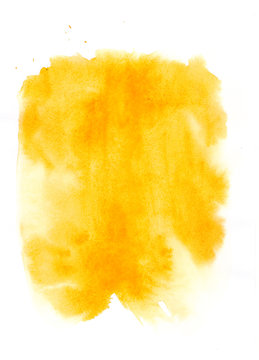 Watercolour stain on white background