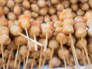 Meat balls on a stick
