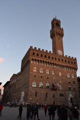 Obraz premium Firenze in piazza della signoria, palazzo vecchio