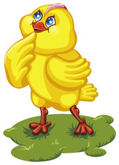 цыплёнок векторная иллюстрация