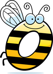 Cartoon Letter O Bug
