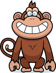 Cartoon Monkey Grin