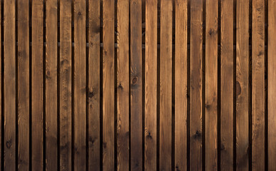 Brown natural massive wood planks