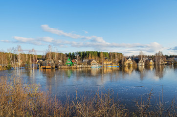 Natural disaster. The spring flood