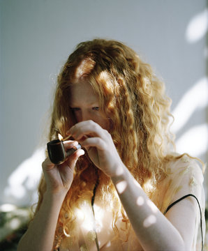Red headed woman 