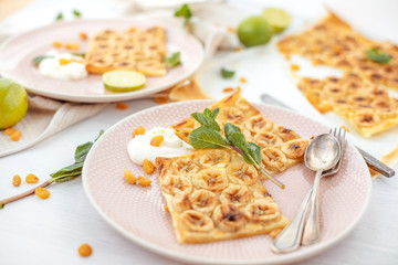 Bananen kuchen (selbstgebacken)