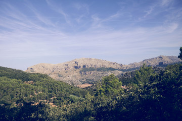 Fototapeta na wymiar Tramuntana Mallorca