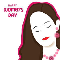 Women Day greeting card 