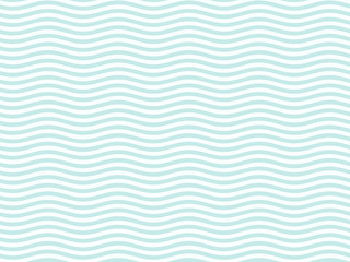 Turquoise or light blue wavy pattern simple 