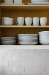 All White Dishes