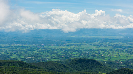 Naklejka premium The landscape photo at Phu Tub Berk Viewpoint, Phu Hin Rong Kla National Park in Thailand