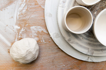 pottery making tools and craft equipment