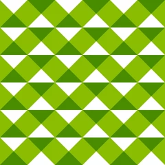 Behang Groen Naadloos patroon met geometrische sierlijke