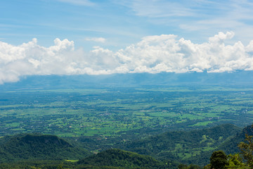 The landscape photo  at Phu Tub Berk Viewpoint, Phu Hin Rong Kla National Park in Thailand