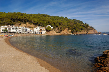 Tamariu beach, Palafrugell,Costa Brava, Girona, Catalonia,Spain
