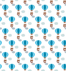 Seamless pattern  with balloon