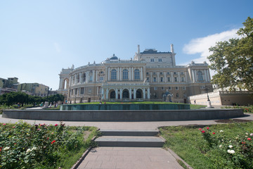 Fototapeta na wymiar Odessa Opera and Ballet Theater. Ukraine