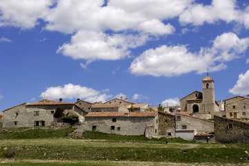 Village of Masegoso, Sierra de Albarracin, Teruel province, Spain