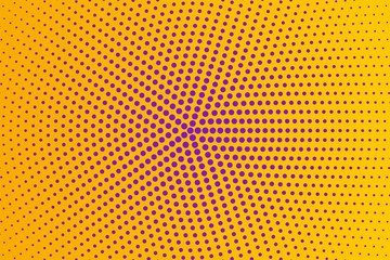 Abstract creative concept vector comic pop art style blank, layout template with clouds beams and isolated dots pattern on background. For sale banner, empty bubble, illustration halftone book design