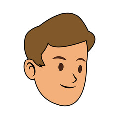 happy handsome young man icon image vector illustration design 