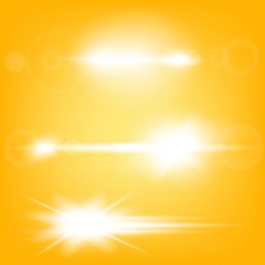 Creative concept Vector set of glow light effect stars bursts with sparkles isolated on black background. For illustration template art design, banner for Christmas celebrate, magic flash energy ray.