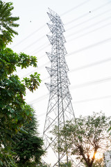 high voltage pole
