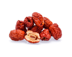 red date isolated on white background