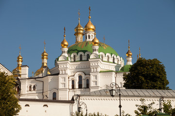Fototapeta na wymiar Refectory Church of the Kyiv-Pechersk Lavra