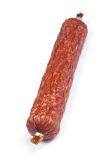 Whole salami sausage
