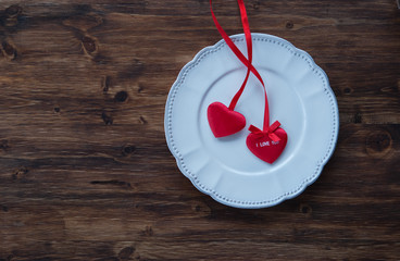 Valentine dinner background