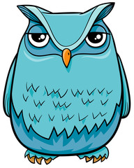 owl bird cartoon character
