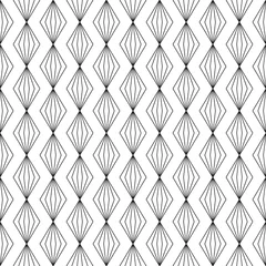 Wall murals Rhombuses Geometric linear rhombuses. Seamless vector pattern