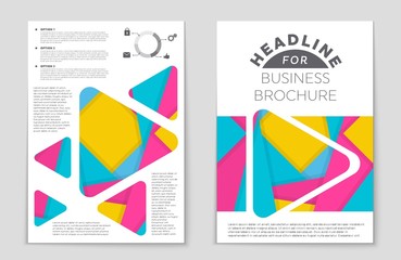 Abstract vector layout background set. For art template design, list, front page, mockup brochure theme style, banner, idea, cover, booklet, print, flyer, book, blank, card, ad, sign, sheet,, a4.